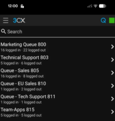 Gerenciamento de Filas no Celular Gerenciamento de Filas no Celular