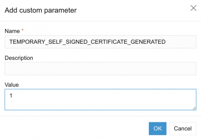 Adicione um parâmetro personalizado Adicione um parâmetro personalizado