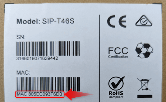 Endereço MAC: Na parte externa da embalagem Endereço MAC: Na parte externa da embalagem