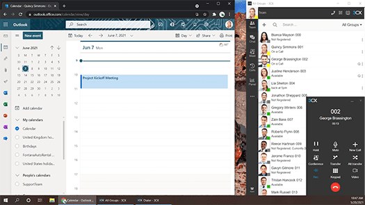 Novo 3CX Client e Desktop App Com o V18, melhoramos o Web Client e Windows Desktop App nativo