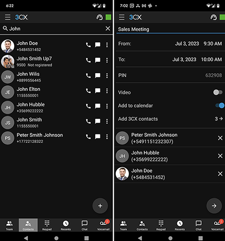 Procurando contatos app Android Procurando contatos app Android