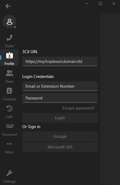 Provisionamento Softphone Simplificado
