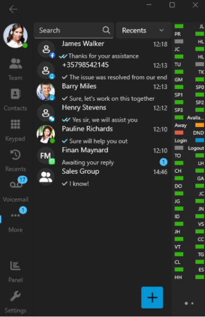 Recurso de Chat Nativo