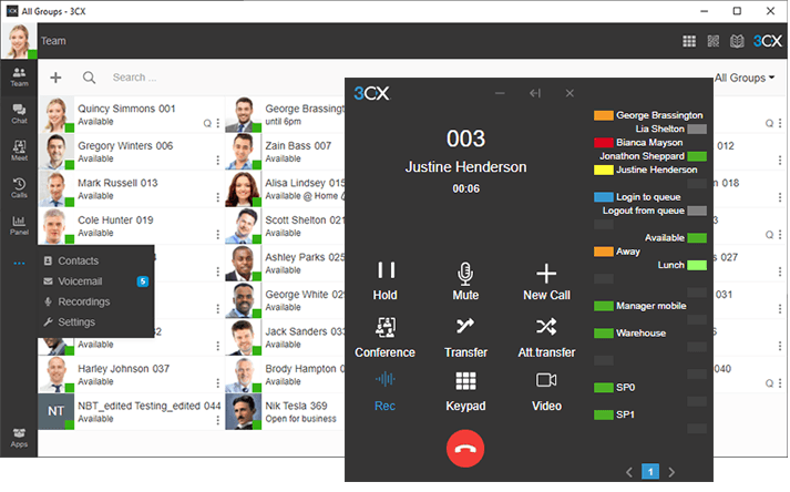 V18-beta nova interface do web client