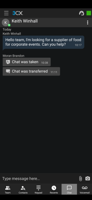 Responda a mensagens do WhatsApp usando apps móveis 3CX, Web Client e/ou aplicativo de desktop
